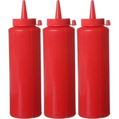 Dávkovací lahve - 3 ks, 0,2L, Průhledná, 3 ks., ø50x(H)185mm
