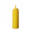 Dávkovací láhev, HENDI, 0,35L, Žlutá, ⌀55x(H)205mm