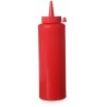 Dávkovací láhev, HENDI, 0,35L, Červená, ⌀55x(H)205mm