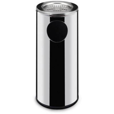 Stojící odpadkový koš s popelníkem, 33L, ø240x(H)660mm