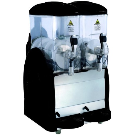 Výrobník ledové tříště 2x12 litrů, 24L, 230V/740W, 470x520x(H)810mm