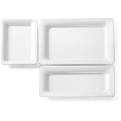 Banketový podnos GN z melaminu, GN 1/3, GN 1/3, 325x177x(H)20mm