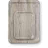 Tác servírovacís melaminovým laminátem se vzorem dřeva, AmerBox, Světlé dřevo, 240x340mm