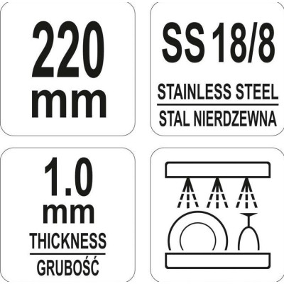 Kleště na špagety 22 cm