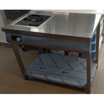 stůl s vestavnou indukcí PR 3,5 kW - 1000x600 mm