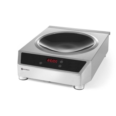 Indukční wok 3500, HENDI, Profi Line, set vařič + pánev, 230V/3500W, 340x450x(H)mm