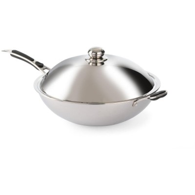 Indukční wok 3500, HENDI, Profi Line, set vařič + pánev, 230V/3500W, 340x450x(H)mm