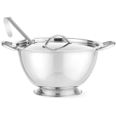 Polévková terina, HENDI, 2,7L, ø270x(H)120mm