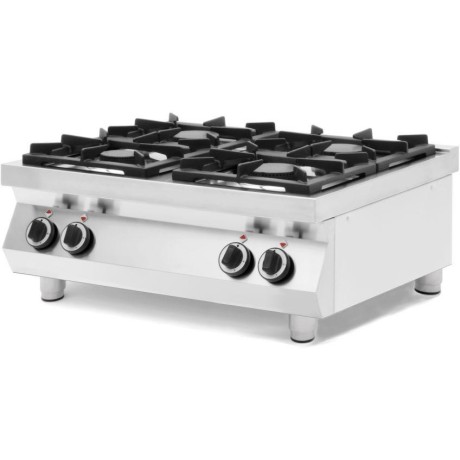 Plynový hořák Kitchen Line - 4 hořáky, stolní model, HENDI, Kitchen Line, 19kW, 800x700x(H)310mm