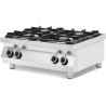 Plynový sporák se 4 hořáky Kuchyňská linka - stolní, HENDI, Kitchen Line, 19kW, 800x700x(H)310mm