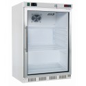lednice bílá DRR 200 G prosklené dveře