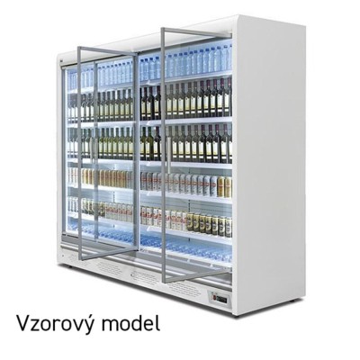 Juka York 260/80/200 DU single Chladicí vitrína přístěnná, kř. dveře