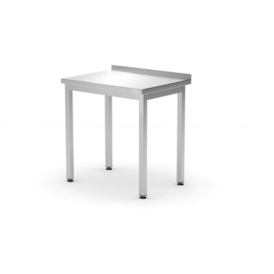 Přístěnný pracovní stůl, šroubovaný, hloubka 600 mm, HENDI, Kitchen Line, 800x600x(H)850mm