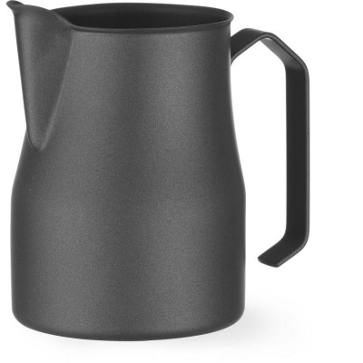 Konvice na pěnění mléka matná černá, HENDI, 0,7L, Černá, ø84x(H)130mm