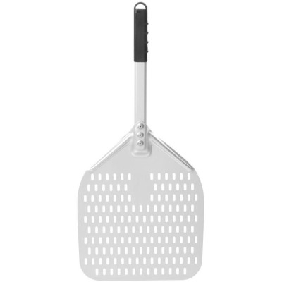 Lopatka na pizzu s perforací a krátkou rukojetí, čtvercová, HENDI, 350x710mm