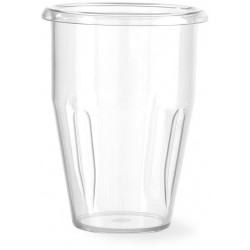 Míchací pohár z polykarbonátu pro šejkr na mléčné koktejly - design Robert Bronwasser, HENDI, ø116x(H)161mm