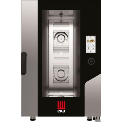 Pára dopravníku GASTRO 11 x GN 1/1 Electric s kotlem, dotykovou obrazovkou, systémem praní a sondou, Tecnoeka, 400V/19000W, 730x