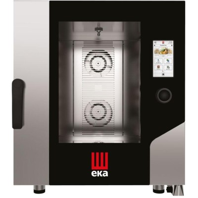 Pára dopravníku GASTRO 7x GN 1/1 Electric s kotlem, dotykovou obrazovkou, systémem praní a sondou, Tecnoeka, 400V/15000W, 730x78