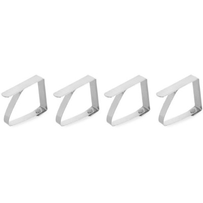 Spona na ubrus - 4 ks, HENDI, 4 pcs., 50x10x(H)40mm