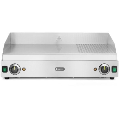 Grilovací deska Profi Line, HENDI, Profi Line, 2/3 plochý, 1/3 žebrovaný, 230V/3500W, 720x530x(H)250mm