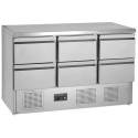 TEFCOLD GS365ST/6 Drawers Saladeta 6 zásuvek nerez