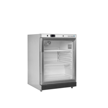TEFCOLD UR 200 SG Chladicí skříň prosklené dveře, nerez opláštění