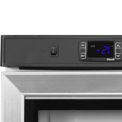 TEFCOLD UF 400 VG Mrazicí skříň prosklené dveře, bílá