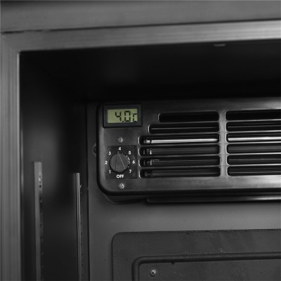 TEFCOLD FSC 175H Black Chladicí skříň prosklené dveře