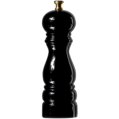 Mlýnek lakované dřevo černé - sůl