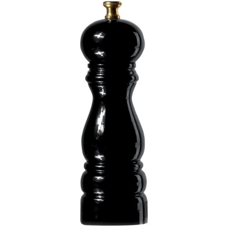 Mlýnek lakované dřevo černé - sůl