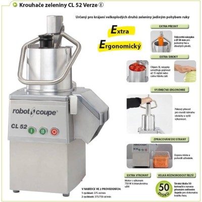 KROUHAČ ZELENINY CL 52 E, 230V