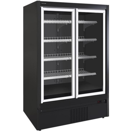 TEFCOLD EXTRA1250 FD Mrazicí vitrína přístěnná, kř. dveře