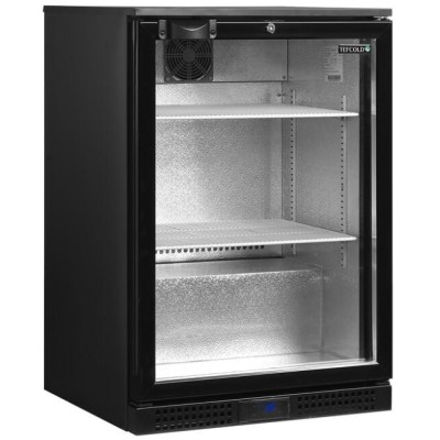 TEFCOLD DB126H Minibar prosklené křídlové dveře, černá