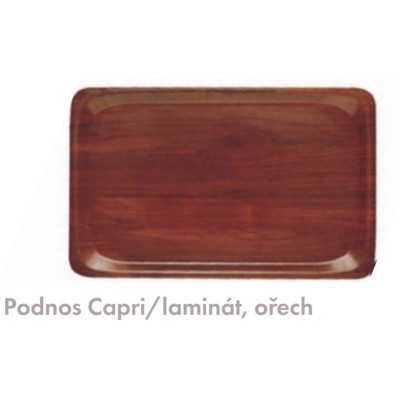Podnos Capri 37 × 53 cm, ořech