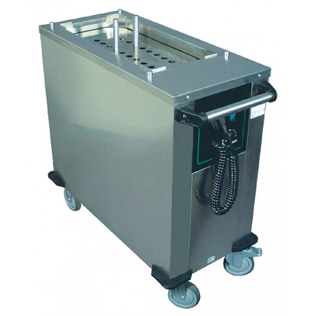 vozík na ohřev talířů a miísek do tabletů - typ EPN 620×280