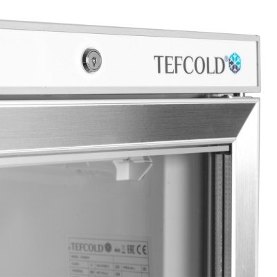 TEFCOLD UF 400 SG Mrazicí skříň prosklené dveře, nerez