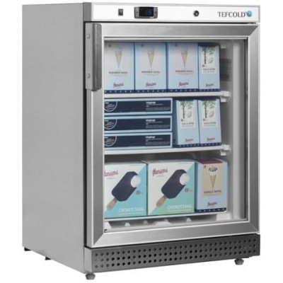 TEFCOLD UF 200 SG Mrazicí skříň prosklené dveře, nerez