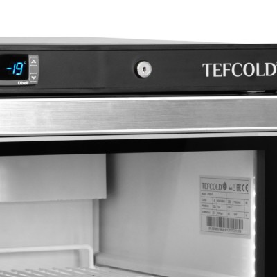 TEFCOLD UF 200 VSG Mrazicí skříň prosklené dveře, nerez
