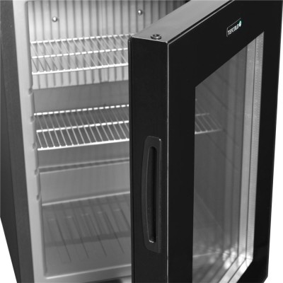 TEFCOLD TM33G Minibar prosklené dveře, černá
