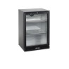 BA11H Minibar prosklené křídlové dveře, černá