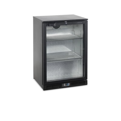 TEFCOLD BA16H Minibar prosklené křídlové dveře, černá