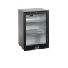 BA16H Minibar prosklené křídlové dveře, černá