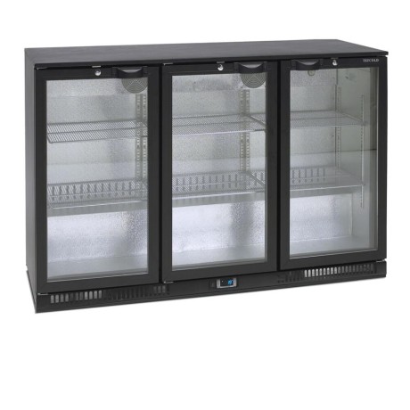 TEFCOLD BA31H Minibar prosklené křídlové dveře, černá