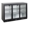BA31S-3 Minibar prosklené posuvné dveře, černá