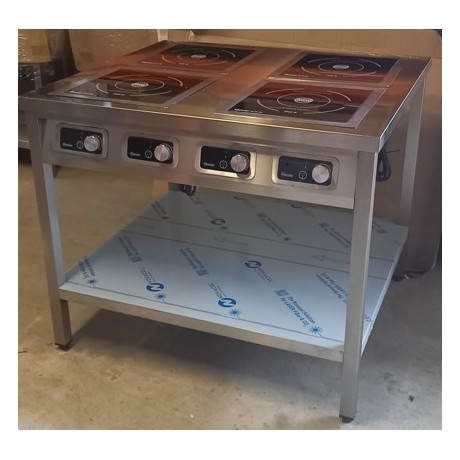 stůl s vestavnou indukcí PR 3,5 kW - 1000x600 mm