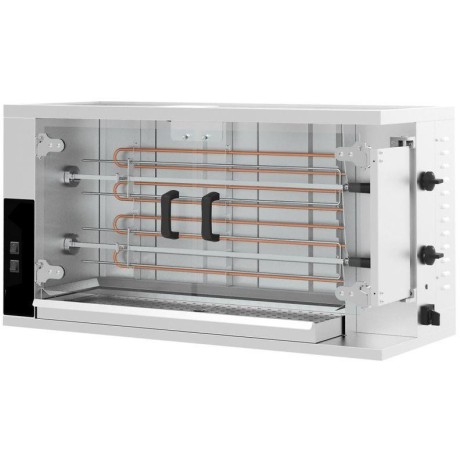 Kuřecí rožeň elektrický, HENDI, 2-úrovňové, 400V/6000W, 1150x550x(H)610mm