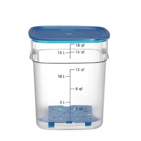 Nádoba na potraviny CamSquares Fresh Pro , Cambro, 17,2L, Průhledná
