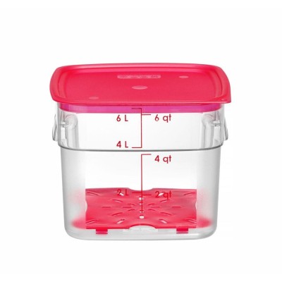Nádoba na potraviny CamSquares Fresh Pro , Cambro, 5,7L, Průhledná, 229x229x(H)180mm