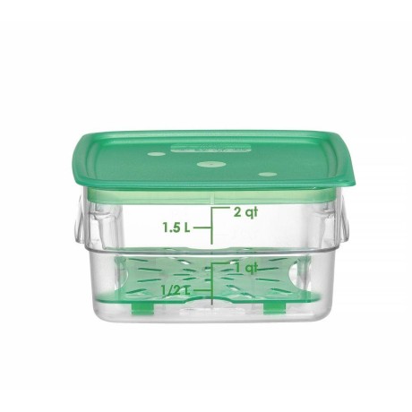 Nádoba na potraviny CamSquares Fresh Pro , Cambro, 1,9L, Průhledná, 191x191x(H)98mm