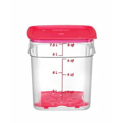 Nádoba na potraviny CamSquares Fresh Pro , Cambro, 7,6L, Průhledná, 229x229x(H)243mm